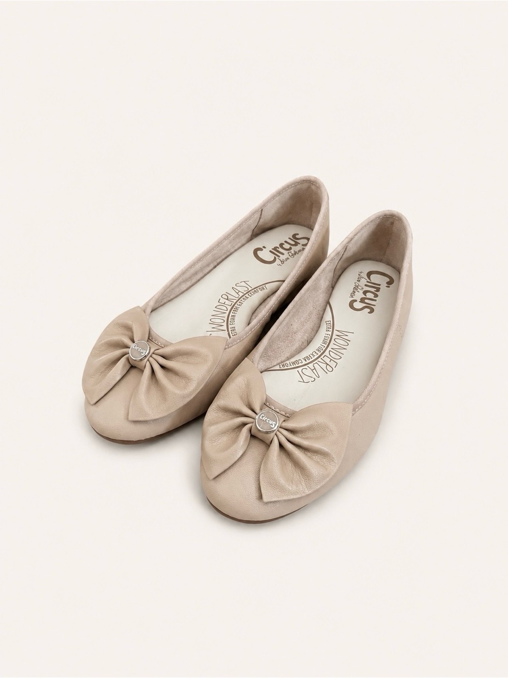 Circus by Sam Edelman Nude Carmen Bow Ballet Flats